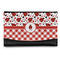 Ladybugs & Gingham Genuine Leather Womens Wallet - Front/Main