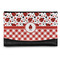 Ladybugs & Gingham Genuine Leather Women's Wallet - Small (Personalized)