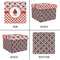 Ladybugs & Gingham Gift Boxes with Lid - Canvas Wrapped - Large - Approval