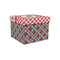 Ladybugs & Gingham Gift Boxes with Lid - Canvas Wrapped - Small - Front/Main