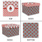 Ladybugs & Gingham Gift Boxes with Lid - Canvas Wrapped - X-Large - Approval