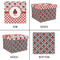Ladybugs & Gingham Gift Boxes with Lid - Canvas Wrapped - XX-Large - Approval