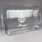 Ladybugs & Gingham Glass Baking Dish - FRONT (13x9)