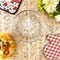 Ladybugs & Gingham Glass Pie Dish - LIFESTYLE