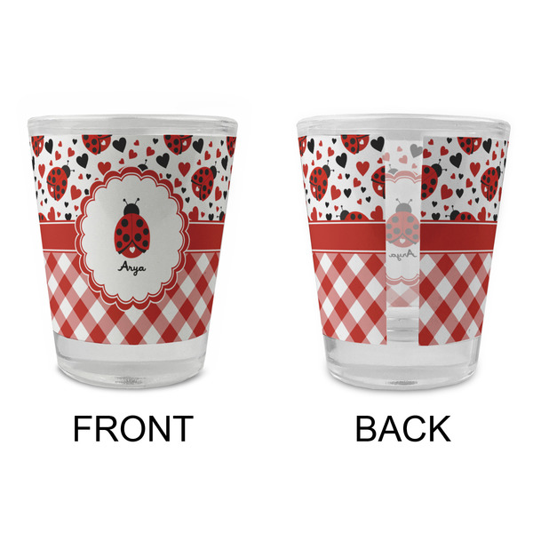 Ladybugs & Gingham Glass Shot Glass - Standard - APPROVAL