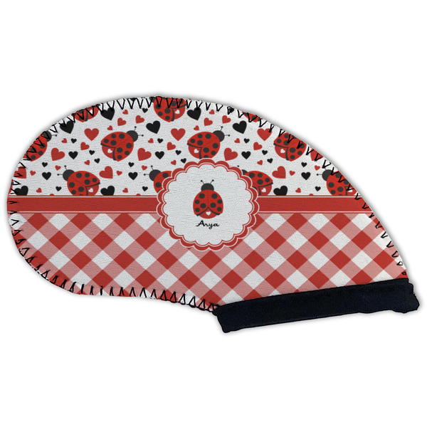 Ladybugs & Gingham Golf Club Covers - BACK