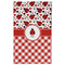Ladybugs & Gingham Golf Towel - Poly-Cotton Blend w/ Name or Text