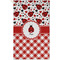 Ladybugs & Gingham Golf Towel (Personalized) - APPROVAL (Small Full Print)