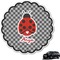 Ladybugs & Gingham Graphic Car Decal (Personalized)