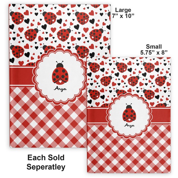 Ladybugs & Gingham Hard Cover Journal - Compare