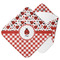 Ladybugs & Gingham Hooded Baby Towel (Personalized)