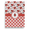 Ladybugs & Gingham House Flags - Double Sided - FRONT