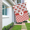 Ladybugs & Gingham House Flags - Double Sided - LIFESTYLE