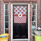 Ladybugs & Gingham House Flags - Double Sided - (Over the door) LIFESTYLE