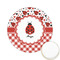 Ladybugs & Gingham Printed Cookie Topper - 2.15" (Personalized)