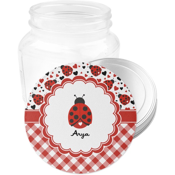 Ladybugs & Gingham Jar Opener - Main