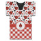 Ladybugs & Gingham Jersey Bottle Cooler (Personalized)