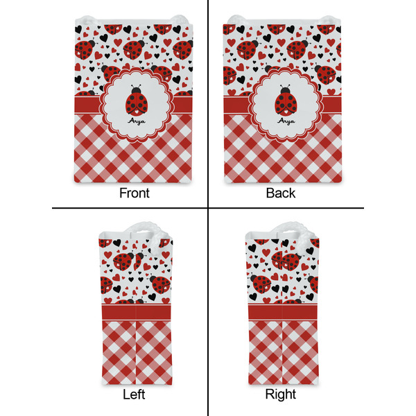 Ladybugs & Gingham Jewelry Gift Bag - Gloss - Approval