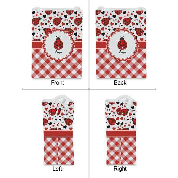 Ladybugs & Gingham Jewelry Gift Bag - Matte - Approval
