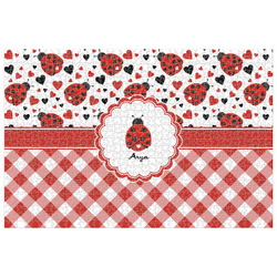 Ladybugs & Gingham Jigsaw Puzzle - 1000-piece (Personalized)