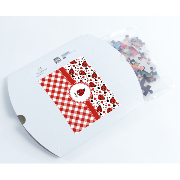 Ladybugs & Gingham Jigsaw Puzzle 110 Piece - Box