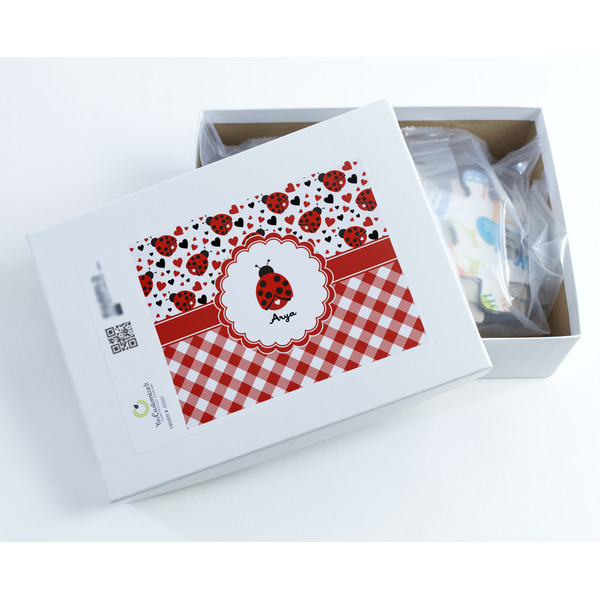 Ladybugs & Gingham Jigsaw Puzzle 30 Piece - Box