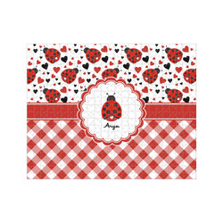 Ladybugs & Gingham 500 pc Jigsaw Puzzle (Personalized)