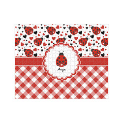 Ladybugs & Gingham 500 pc Jigsaw Puzzle (Personalized)