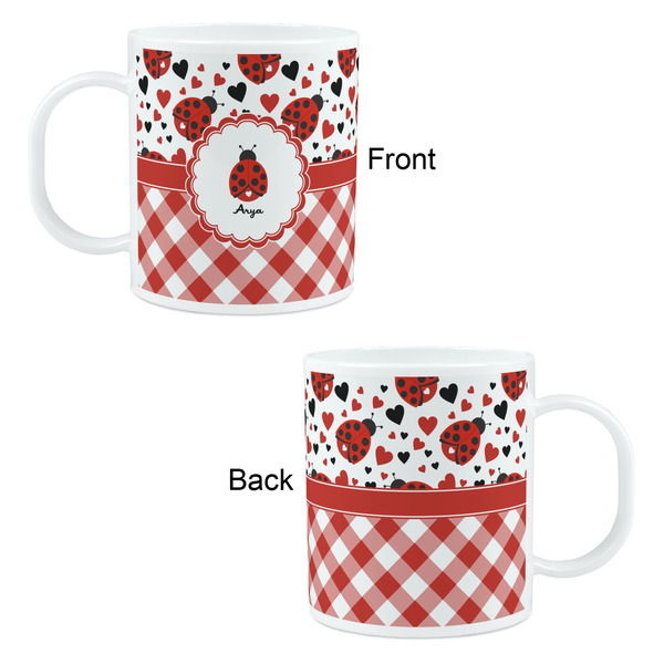 Ladybugs & Gingham Kid's Mug - Apvl
