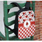 Ladybugs & Gingham Kids Backpack - In Context