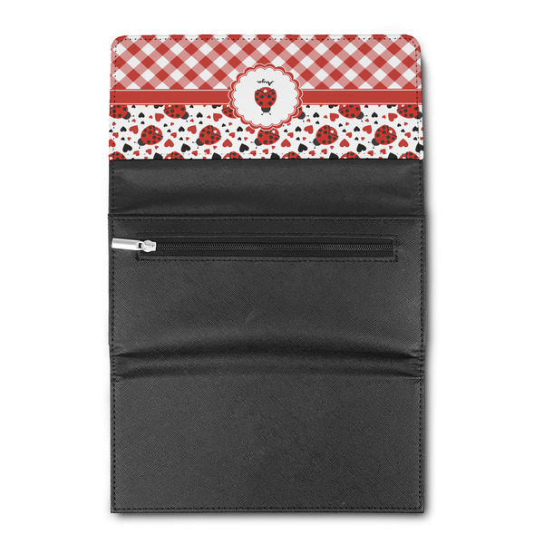 Ladybugs & Gingham Ladies Wallet  (Personalized Opt)