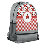 Ladybugs & Gingham Backpack (Personalized)