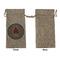 Ladybugs & Gingham Large Burlap Gift Bags - Front Approval