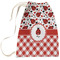 Ladybugs & Gingham Laundry Bag (Personalized)
