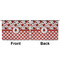 Ladybugs & Gingham Large Zipper Pouch Approval (Front and Back)