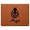 Ladybugs & Gingham Leatherette 4-Piece Wine Tool Set Flat