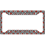 Ladybugs & Gingham License Plate Frame - Style A (Personalized)
