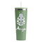 Ladybugs & Gingham RTIC Everyday Tumbler with Straw - 28oz - Light Green - Single-Sided (Personalized)
