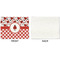 Ladybugs & Gingham Linen Placemat - APPROVAL Single (single sided)