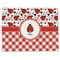 Ladybugs & Gingham Linen Placemat - Front