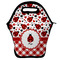 Ladybugs & Gingham Lunch Bag w/ Name or Text