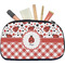 Ladybugs & Gingham Makeup / Cosmetic Bag - Medium (Personalized)
