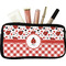 Ladybugs & Gingham Makeup / Cosmetic Bag (Personalized)