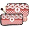 Ladybugs & Gingham Makeup / Cosmetic Bag (Select Size)