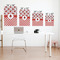 Ladybugs & Gingham Matte Poster - Sizes