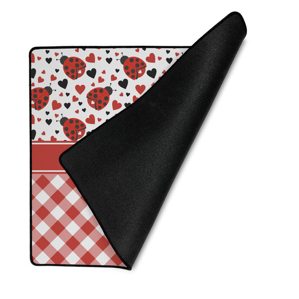 Ladybugs & Gingham Medium Gaming Mats - FRONT W/FOLD