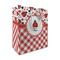 Ladybugs & Gingham Medium Gift Bag - Front/Main