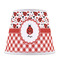 Ladybugs & Gingham Poly Film Empire Lampshade - Front View