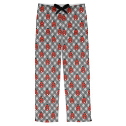 Ladybugs & Gingham Mens Pajama Pants (Personalized)