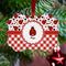 Ladybugs & Gingham Metal Benilux Ornament - Lifestyle
